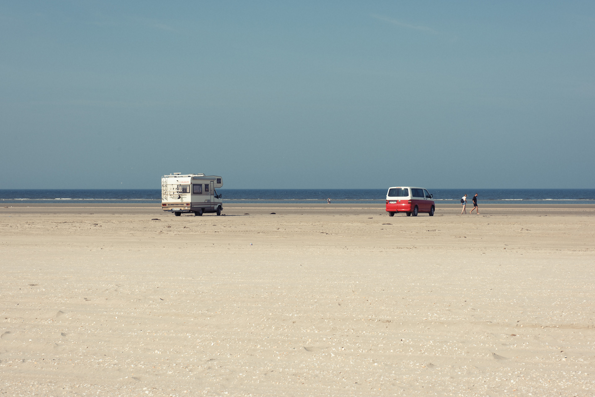 Dania. Vanlife na gigantycznej plaży na dzikiej Wyspie Rømø.